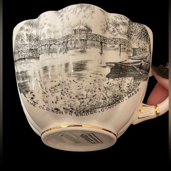 Antique HL Whitcomb Teacup And Saucer Excellent Cond 1888-89 Gilded - Picture 6 of 8